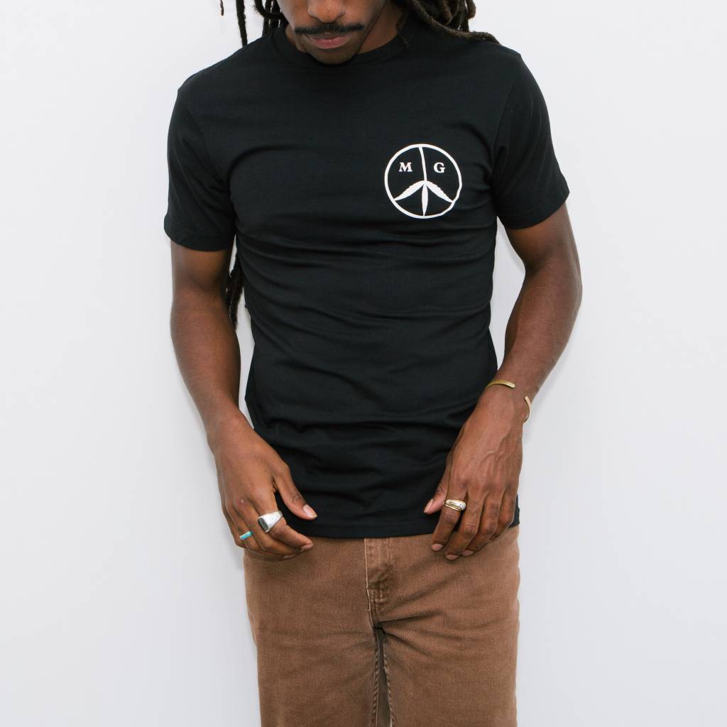 Mister Green Peace Logo Shirt Black