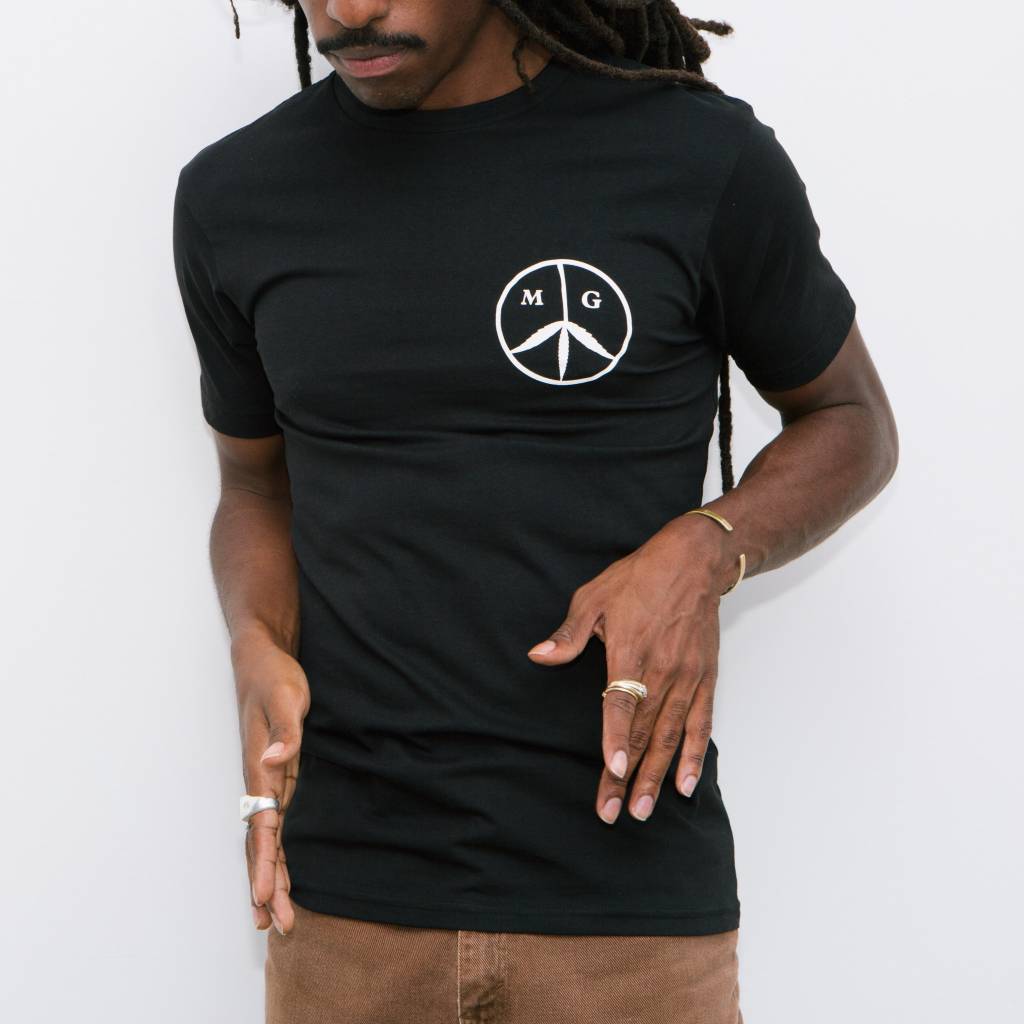 Mister Green Peace Logo Shirt Black
