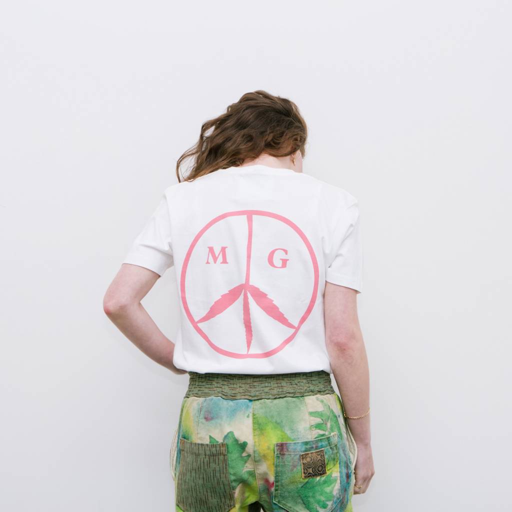 Mister Green Peace Logo Shirt White
