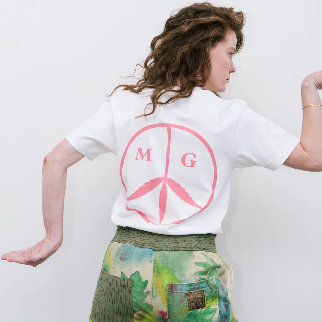 Mister Green Peace Logo Shirt White