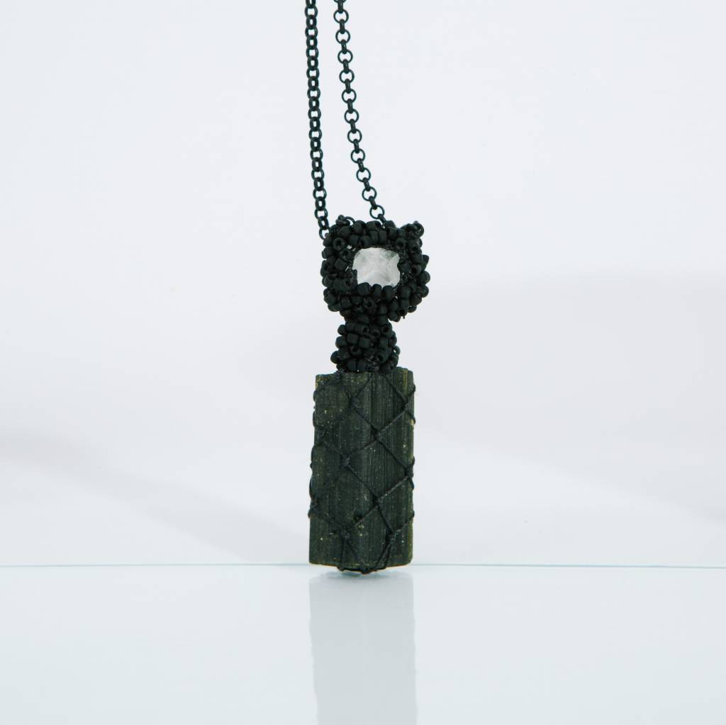 Jacki Holland Florite and Epidote Necklace
