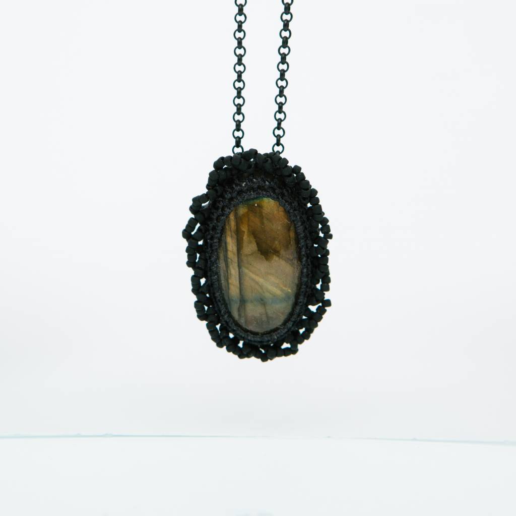 Jacki Holland Labradorite Necklace