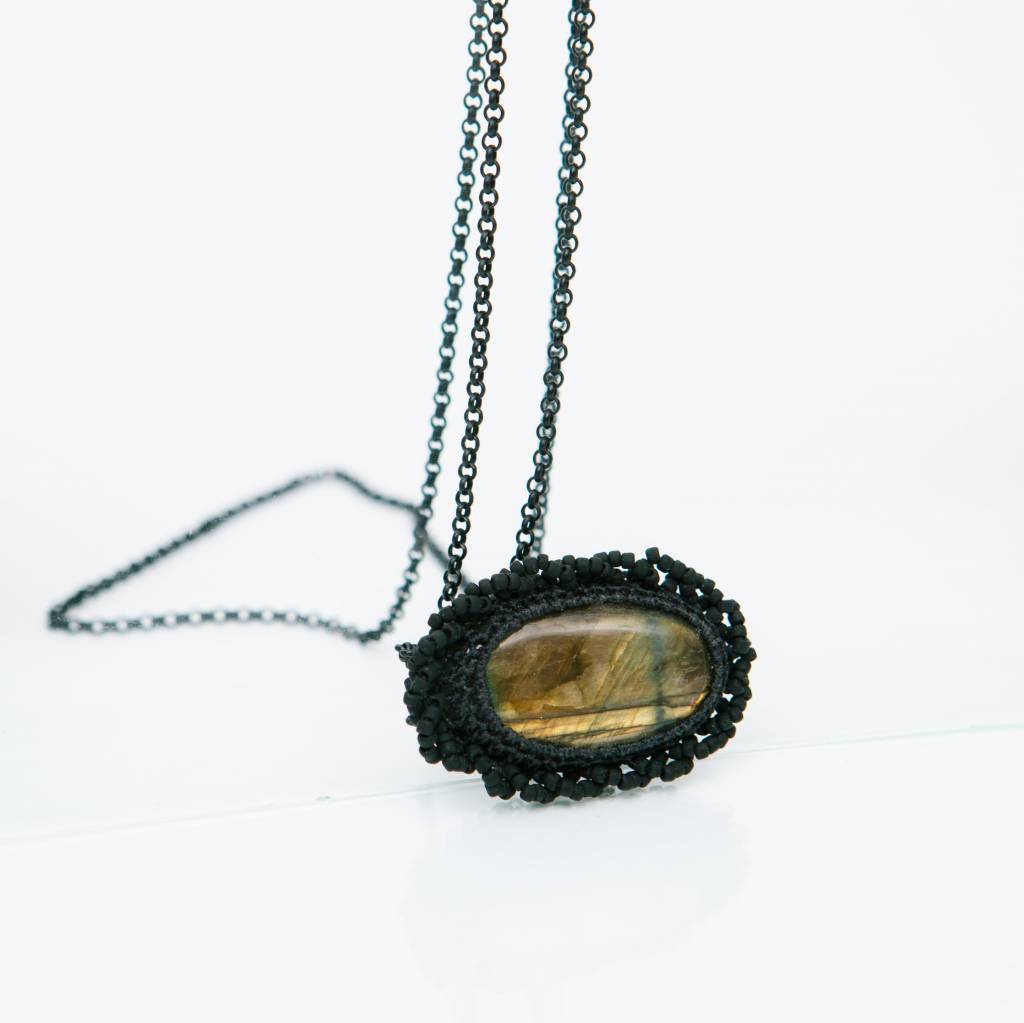 Jacki Holland Labradorite Necklace