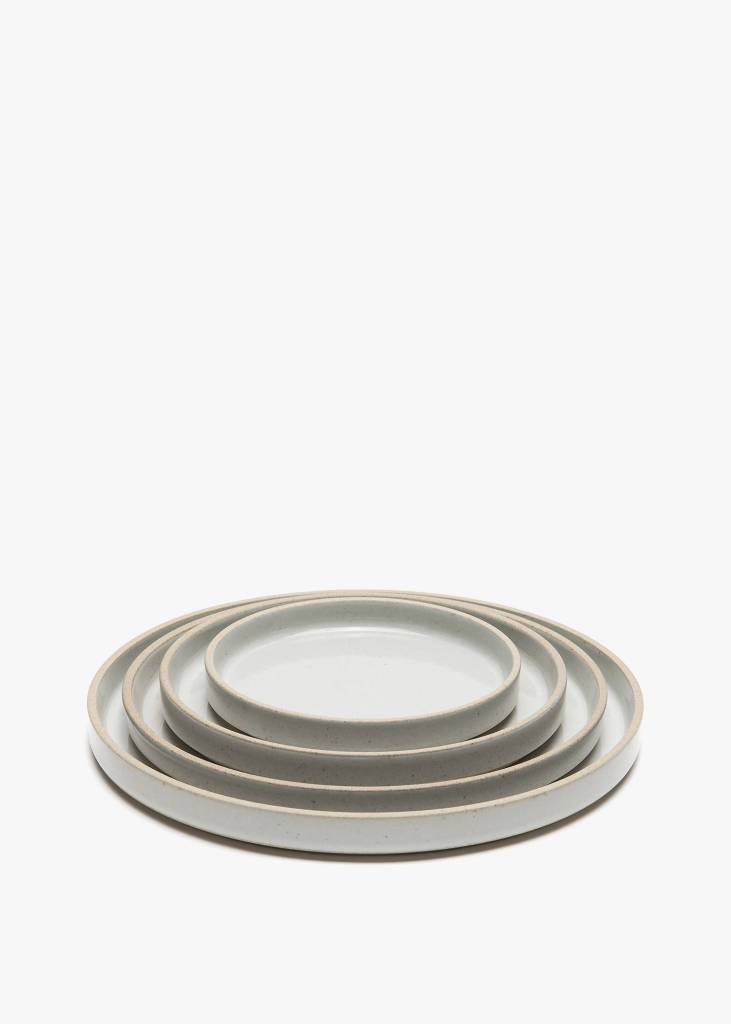 Hasami Porcelain Hasami Porcelain Gloss Gray Plate