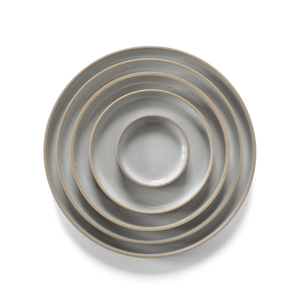 Hasami Porcelain Hasami Porcelain Gloss Gray Plate