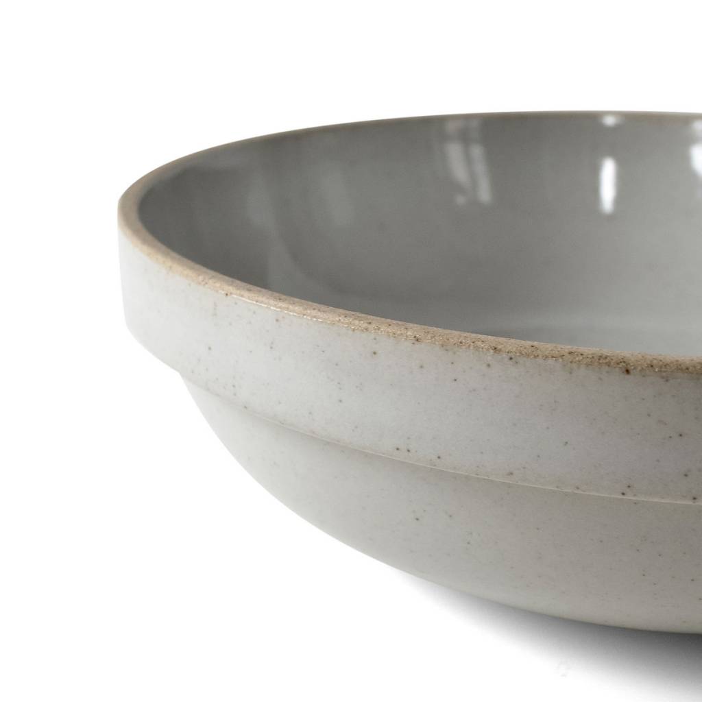 Hasami Porcelain Hasami Porcelain Gloss Gray Round Bowl