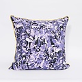 electra eggleston Berlin Spandau 22" Pillow with Yellow Piping