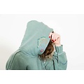 Maria Brinch Inside Out Hoodie - Green LARGE