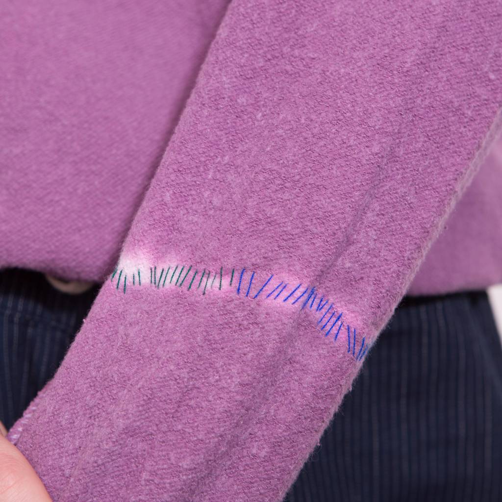 Maria Brinch Inside Out Hoodie - Purple SMALL
