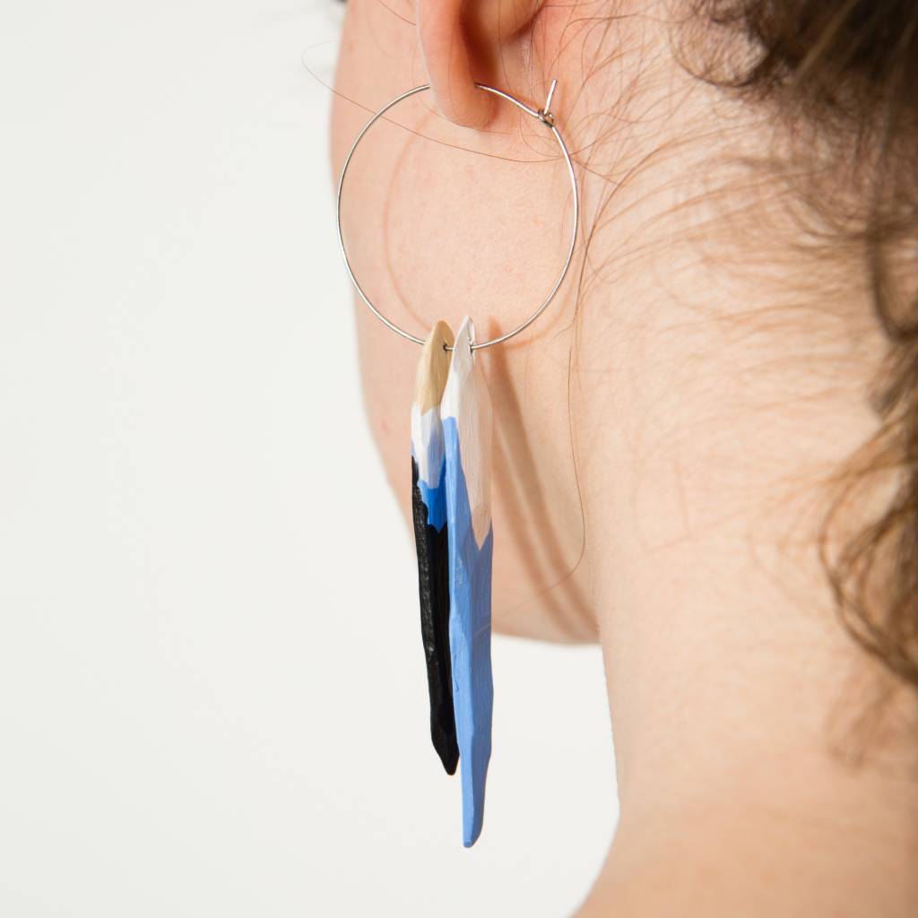 Maria Brinch Whittled Earrings
