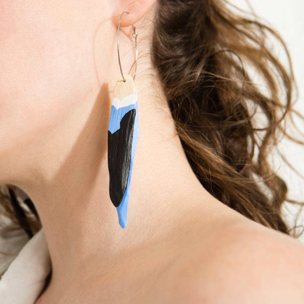 Maria Brinch Whittled Earrings