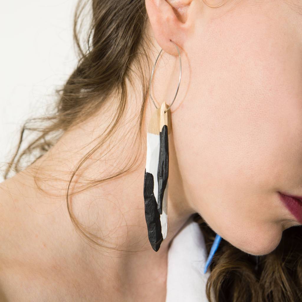 Maria Brinch Whittled Earrings