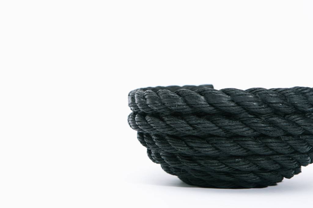 Areaware Reality Coil Rope Bowl - Black