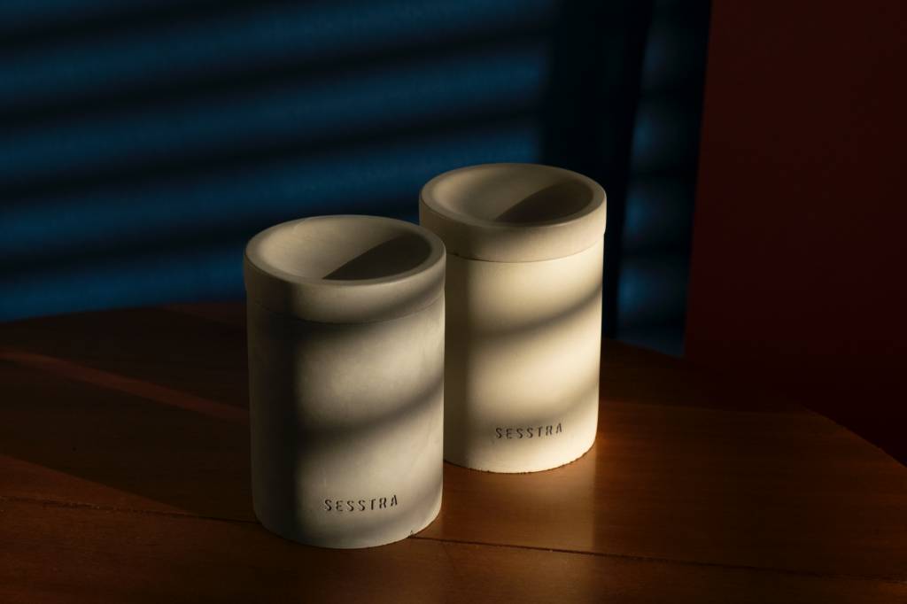 Sesstra Concrete Candle