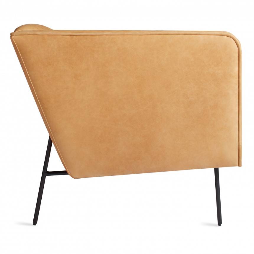 Blu Dot Dandy Leather Lounge Chair