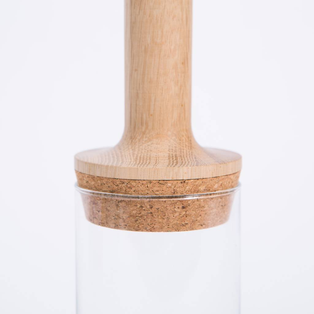 Fort Standard Fort Standard Glass Vessel with White Oak Top