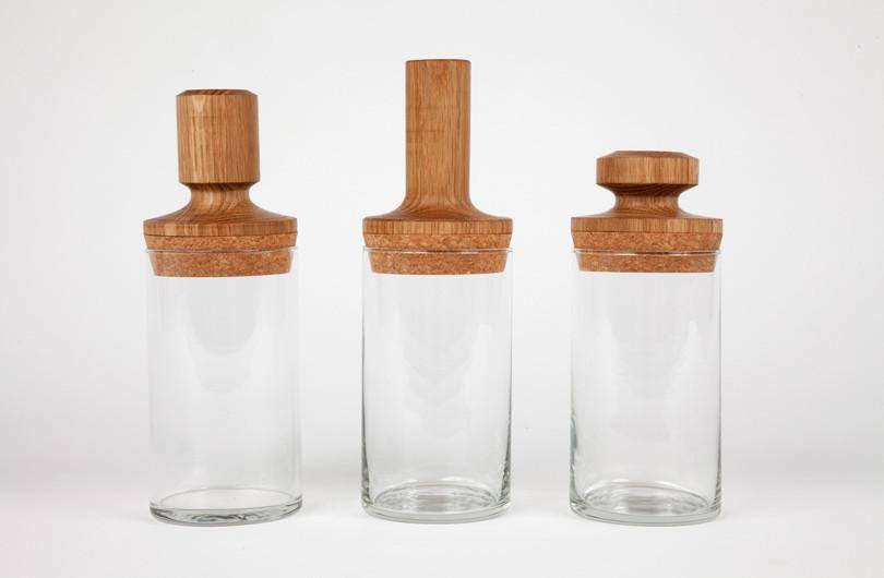 Fort Standard Fort Standard Glass Vessel with White Oak Top