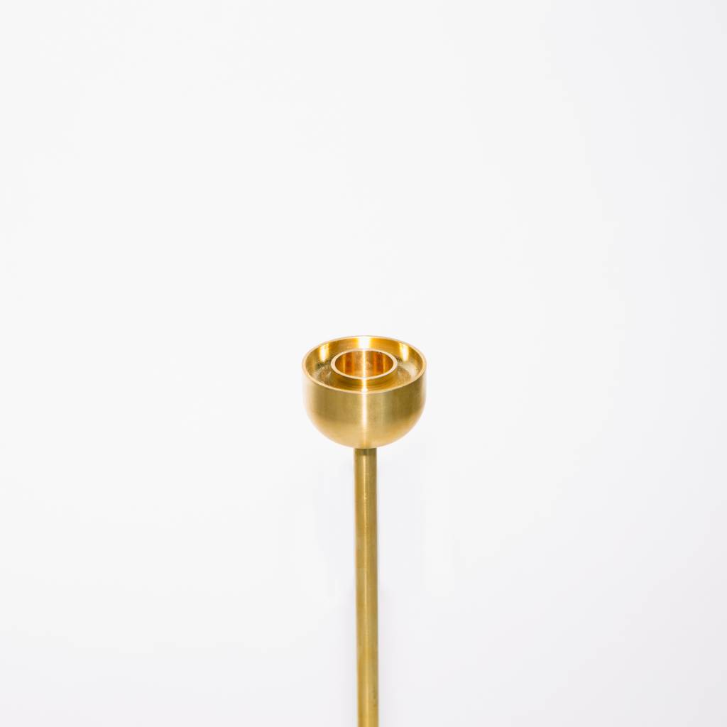 Fort Standard Brass Candle Holder