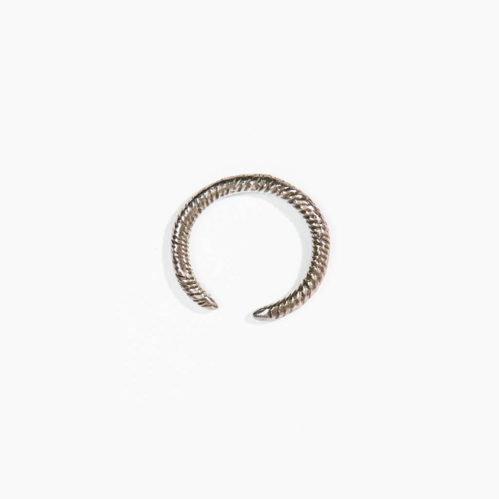 Suzannah Wainhouse Coiled Silver Cuff Ring, Silver