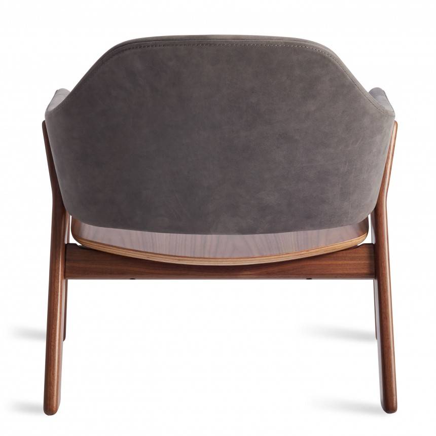 Blu Dot Clutch Leather Lounge Chair