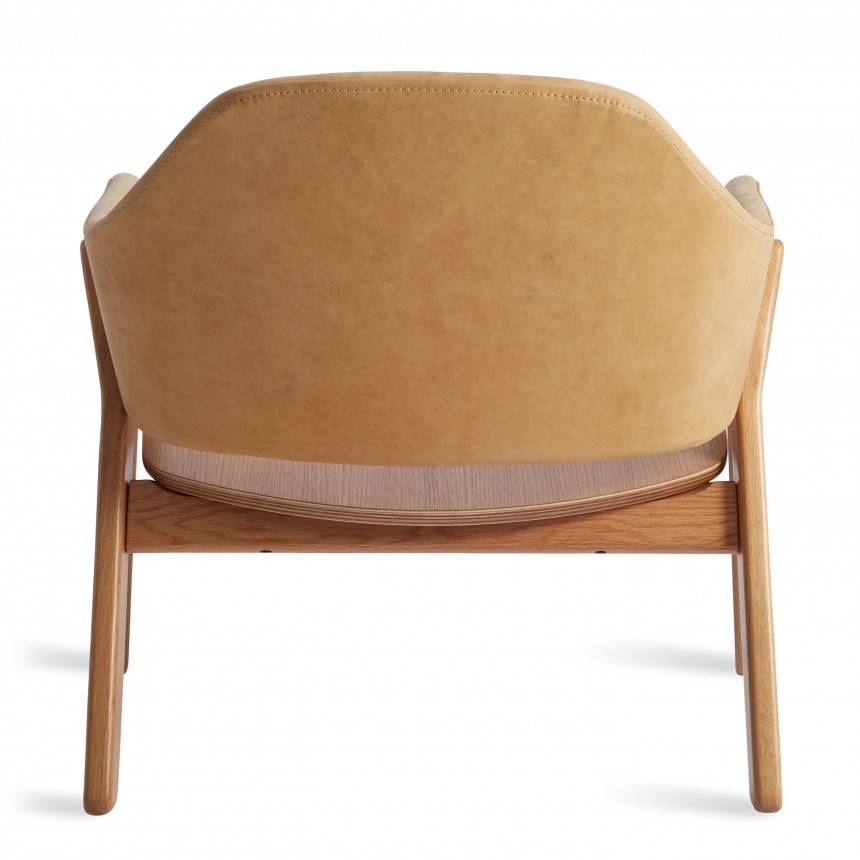Blu Dot Clutch Leather Lounge Chair