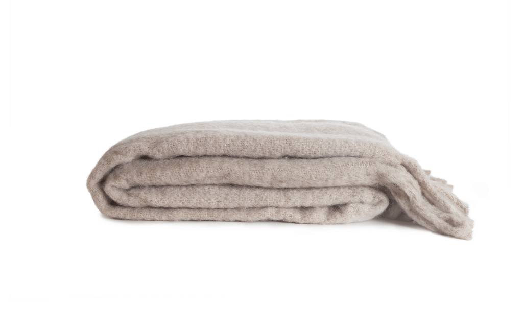 Hawkins NY Simple Mohair Throw