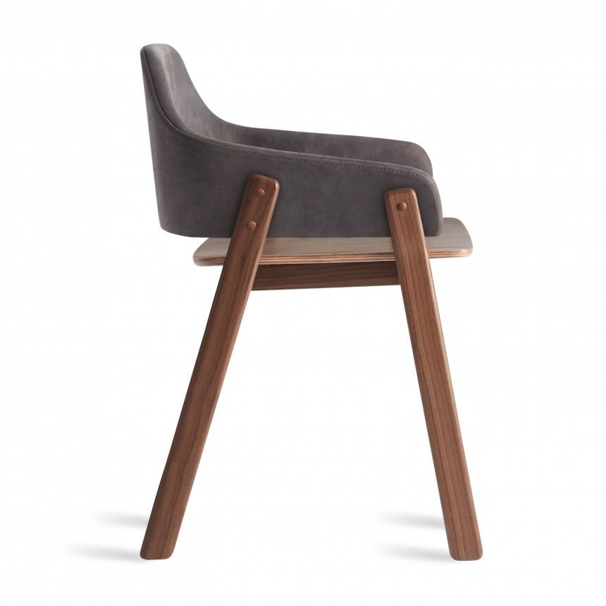 Blu Dot Clutch Leather Chair