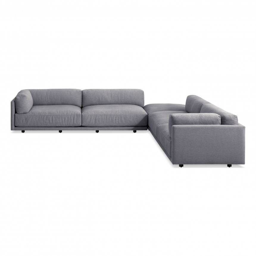 Blu Dot Sunday Backless L Sectional Sofa