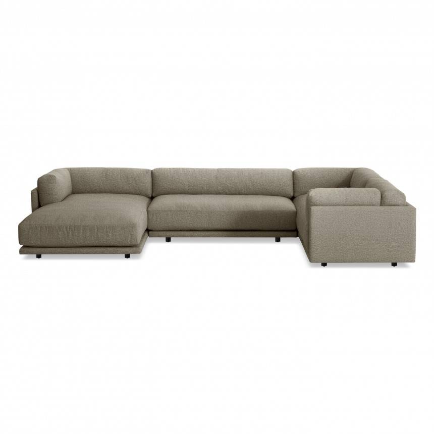 Blu Dot Sunday L Sectional Sofa w/ Left Arm Chaise