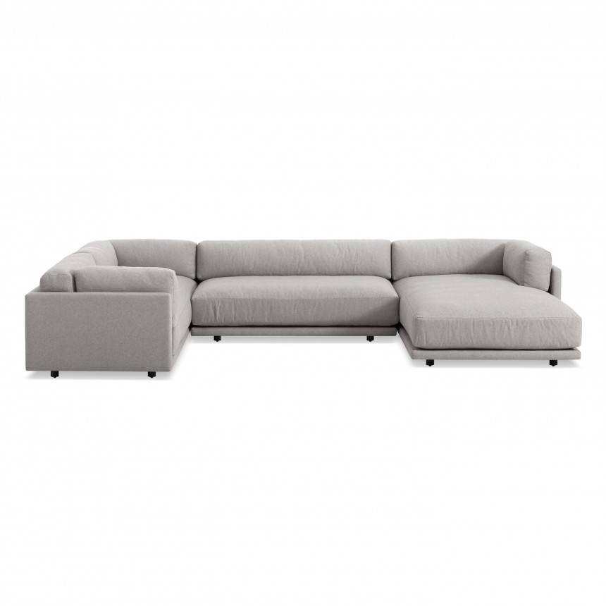 Blu Dot Sunday L Sectional Sofa w/ Right Arm Chaise