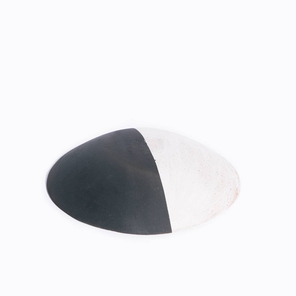 MQUAN Black and White Glazed Bowl