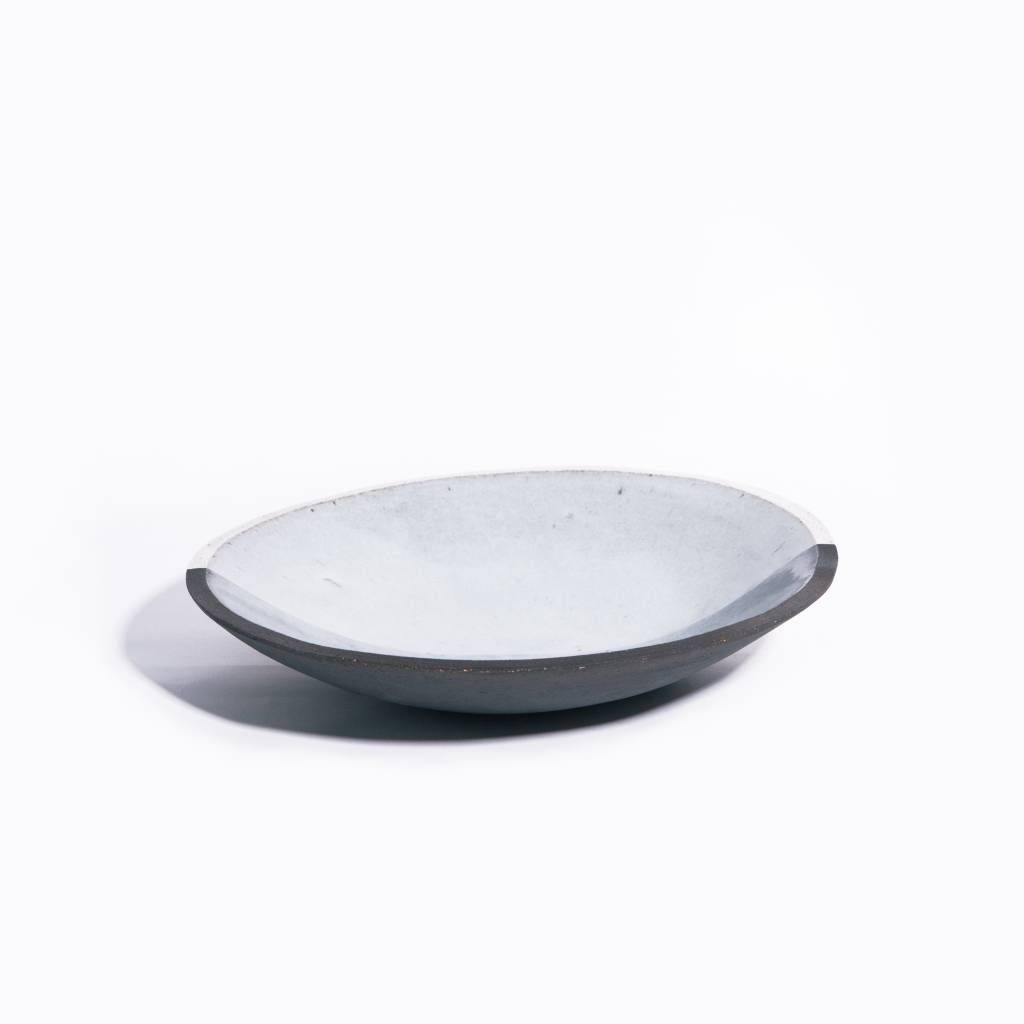 MQUAN Black and White Glazed Bowl