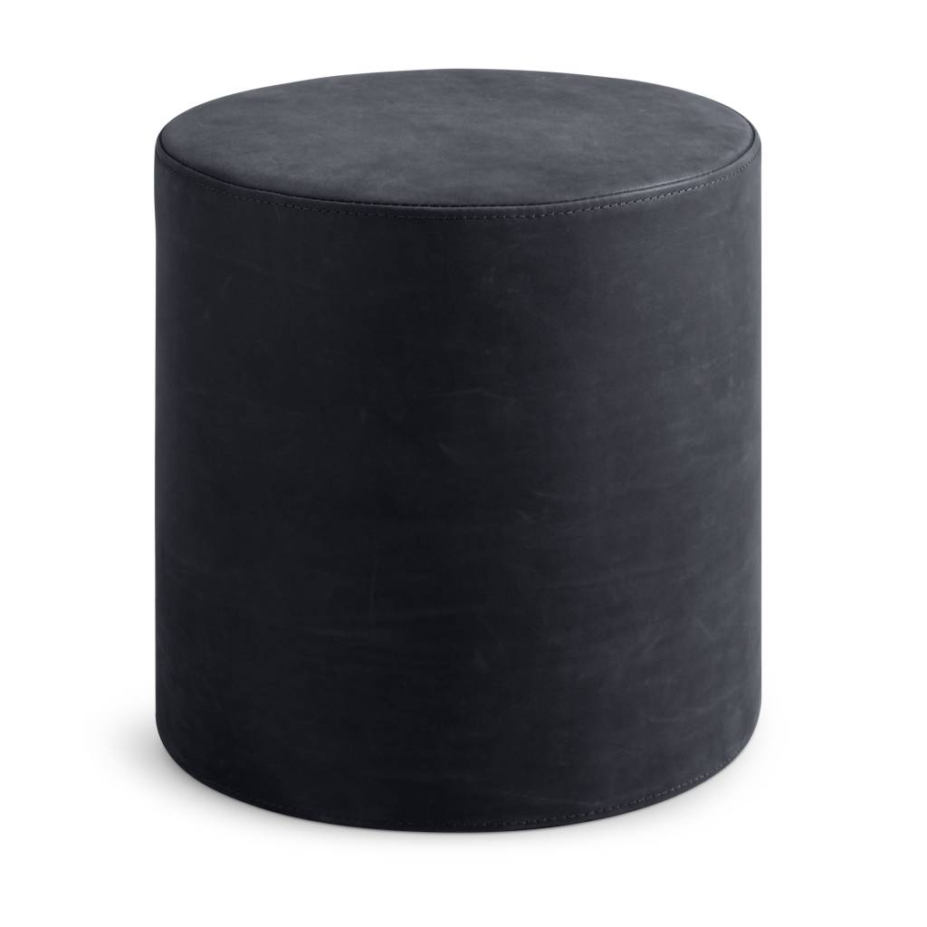 Blu Dot Bumper Leather Small Ottoman