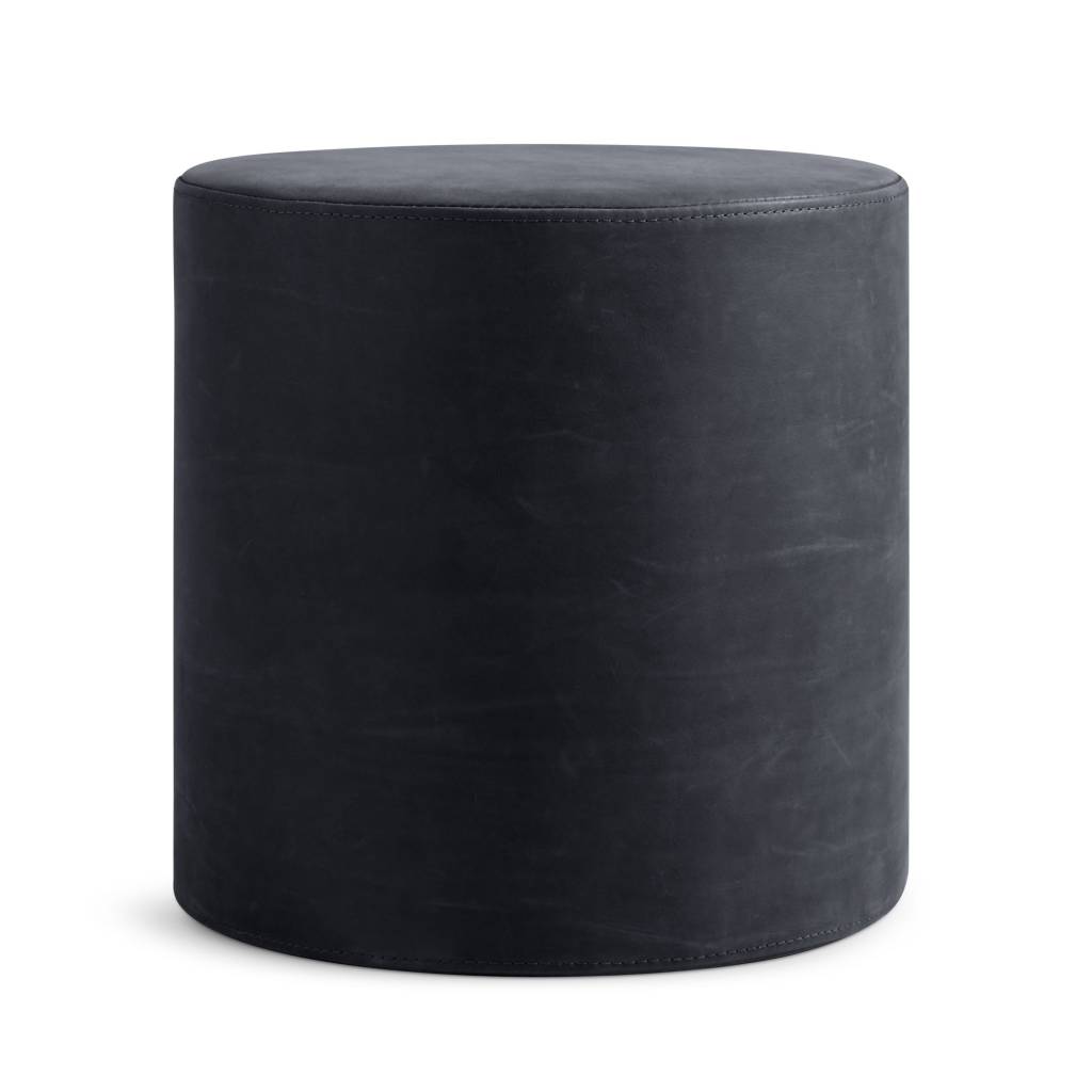 Blu Dot Bumper Leather Small Ottoman