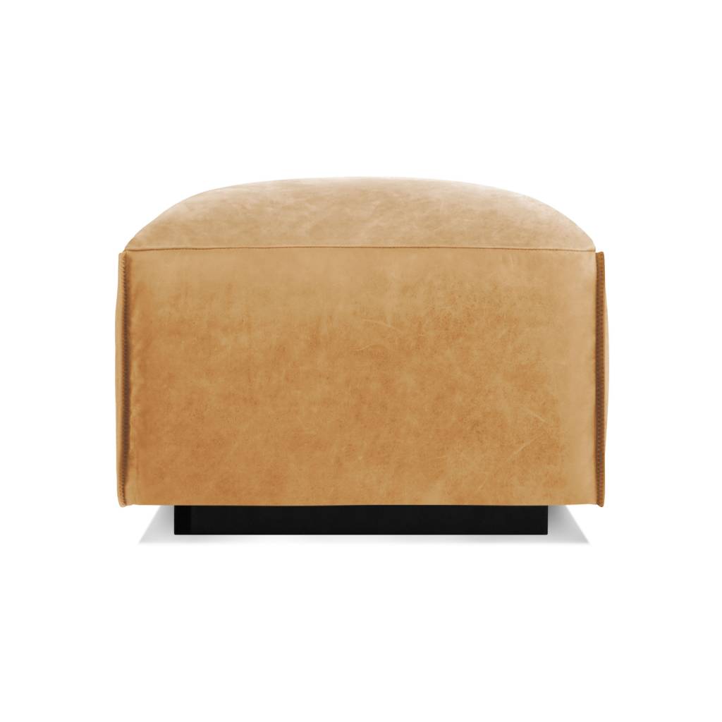 Blu Dot Cleon Leather Ottoman
