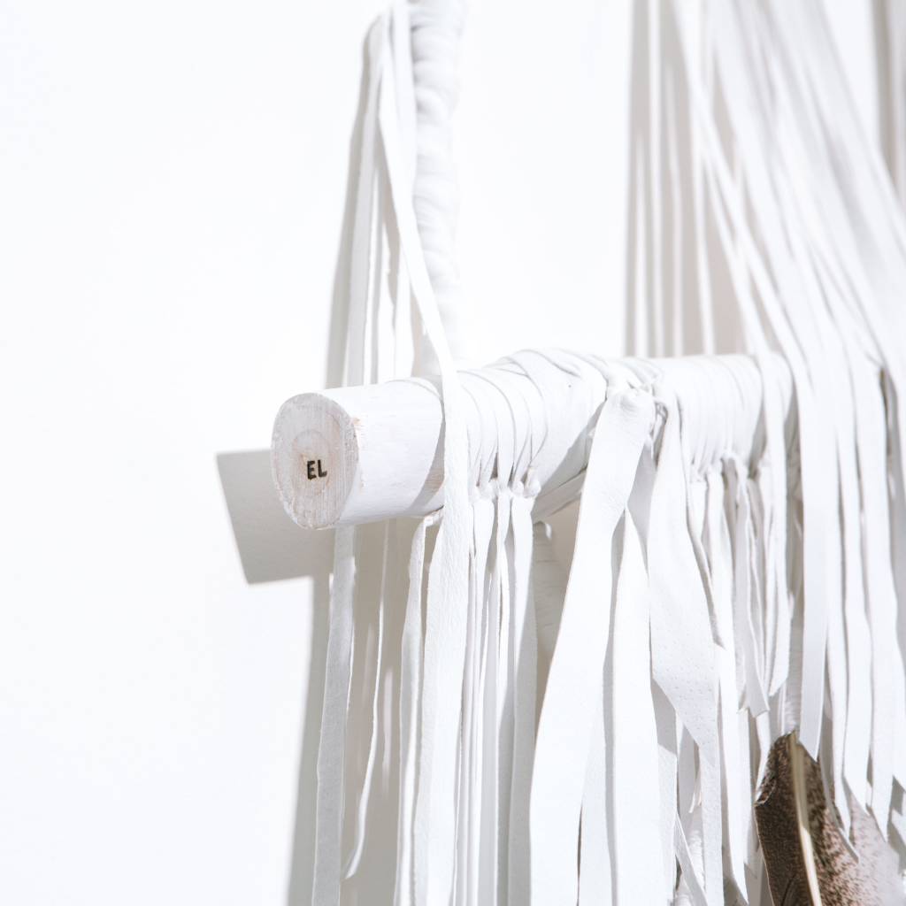 Electric Love 26" Ring Hawkwind Pacha White with Natural Feathers