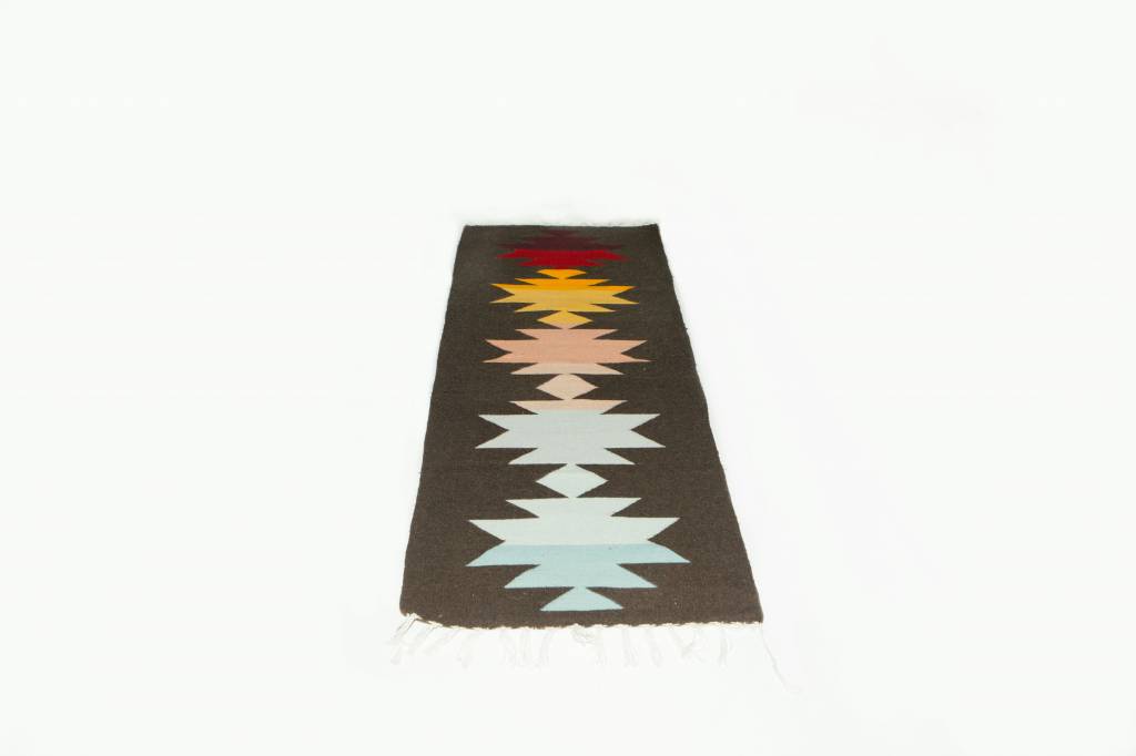Evoke The Spirit Handwoven Runner Rug Rainbow Shadow