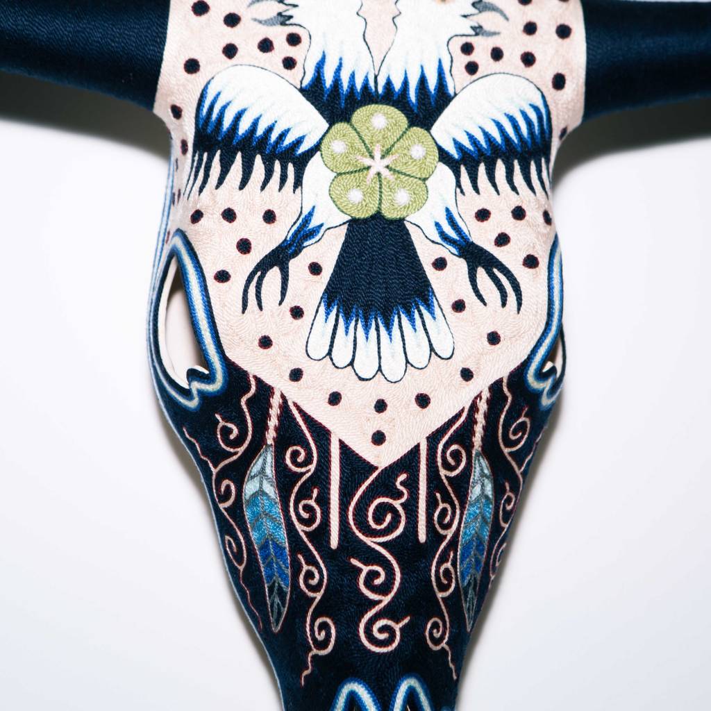 Evoke The Spirit Ceramic Skull Textile Union