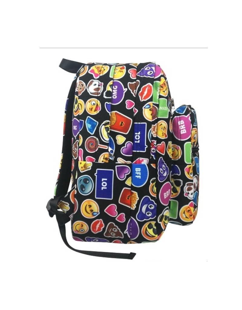 Black Emojicon Funk Backpack Precious Cargo
