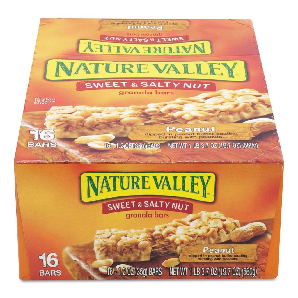nature valley peanut butter granola bar nutrition label