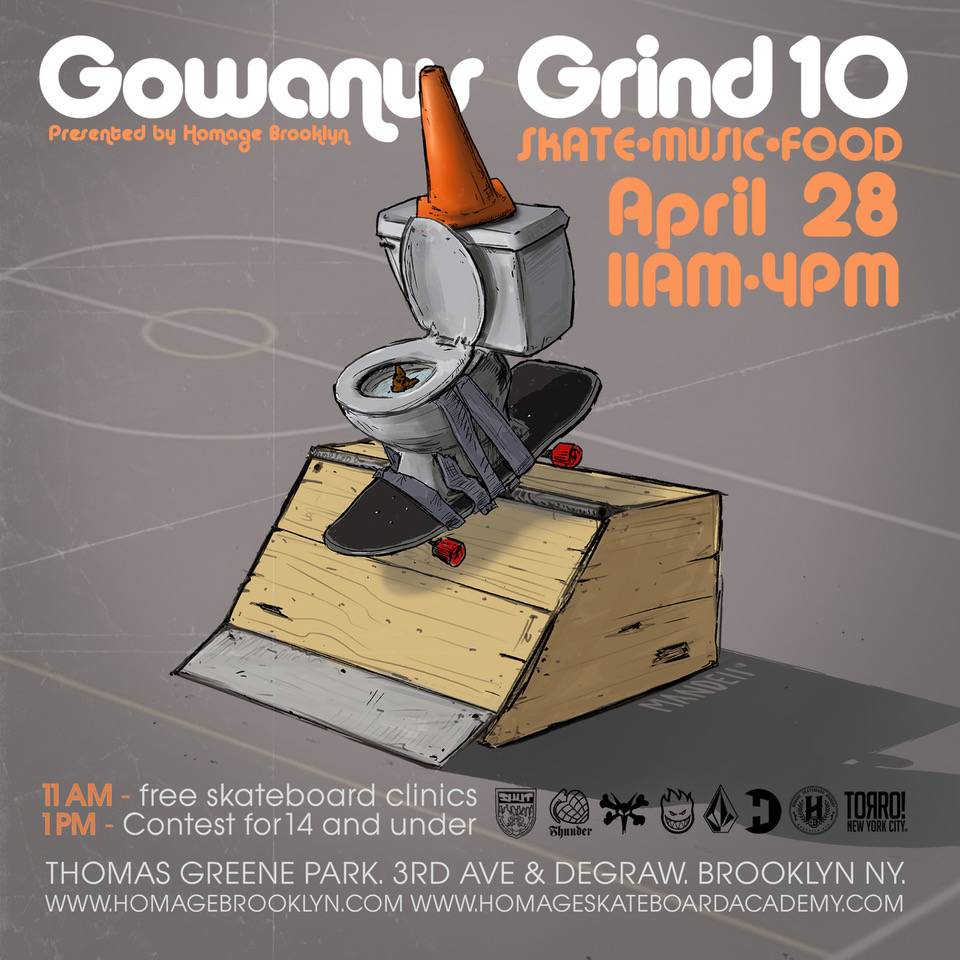Gowanus Grind 10th annual Presented by Homage Brooklyn
