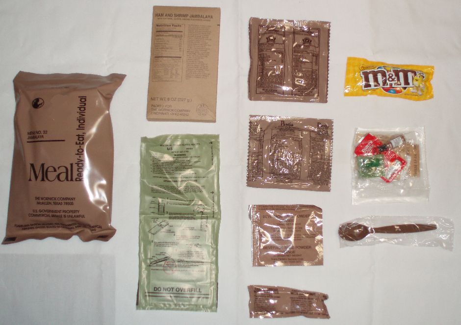 MRE, Meals Ready to Eat Safety One Pro Shop