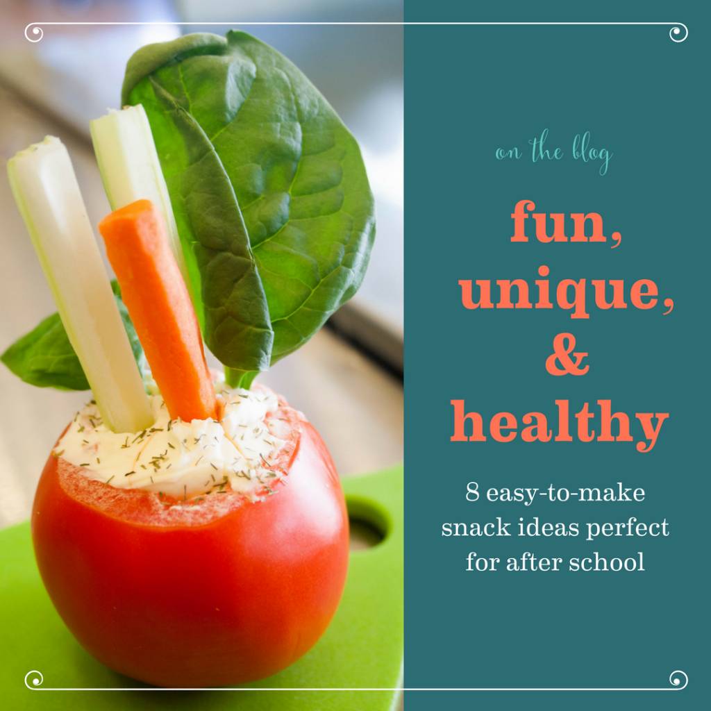 8 Easy and Healthy After School Snacks, from Rene of Bambino Chef