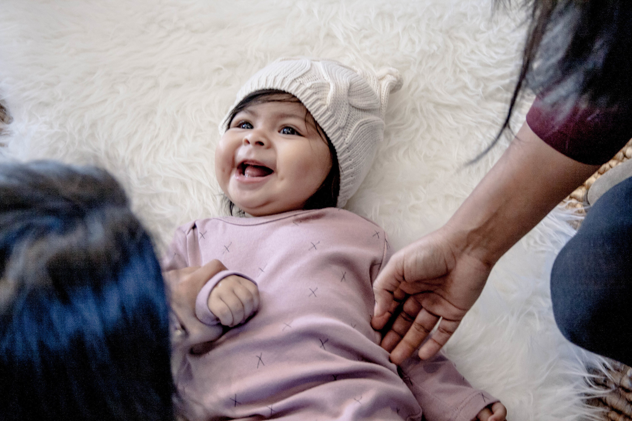 Behind The Scenes of Fall Fashion Shoot Baby laughing