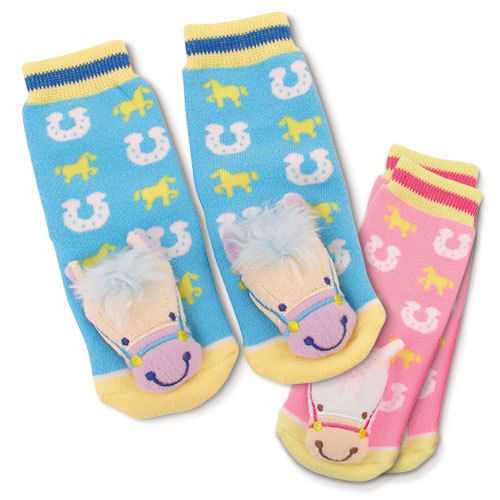 Gt Reid Infant Baby Rattle Socks Gass Horse Supply Western Wear