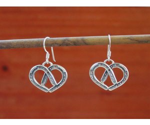 Earrings Horseshow Heart G Horse Supply Western Wear
