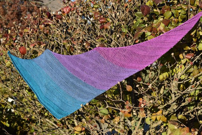 Wool & Co. Feature Pattern of the Week - Quaker Yarn Stretcher Boomerang