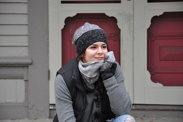 Wool & Co. Feature Pattern of the Week - Aurora Hat, Cowl & Mitt set