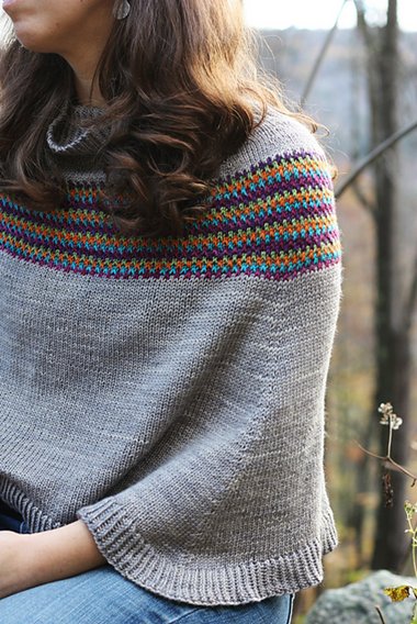 Wool & Co. Feature Pattern of the Week - Fairy Tales Come True Poncho