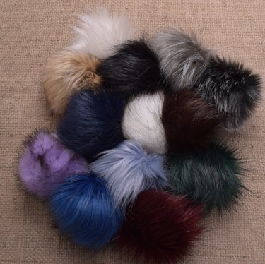 New Faux Fur Pom Pom Colors for Autumn 2018